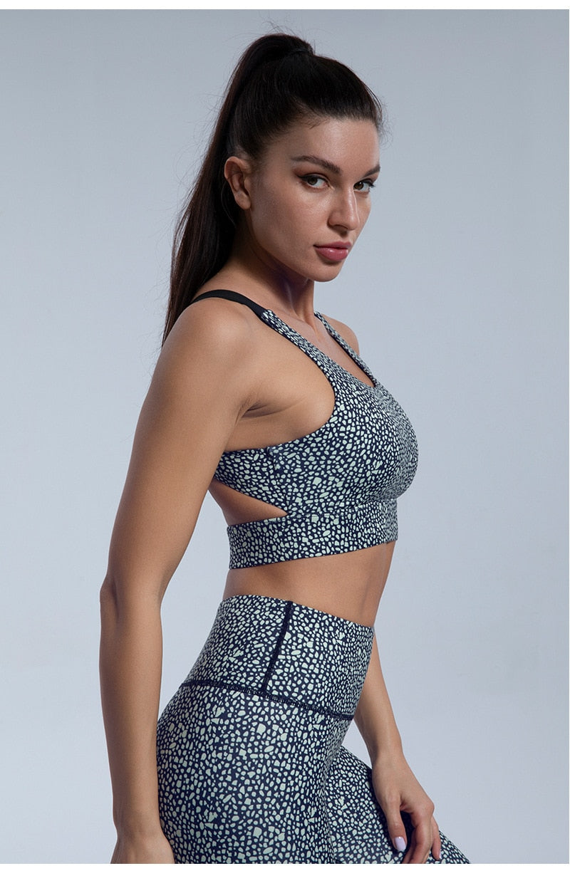 Animal print gym wear